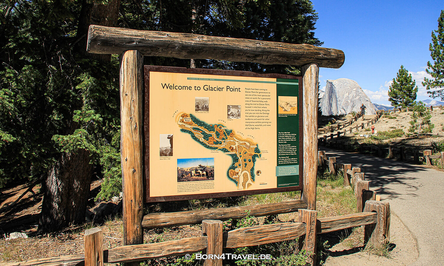 Glacier Point im Yosemite National Park, California,USA,born4travel.de
