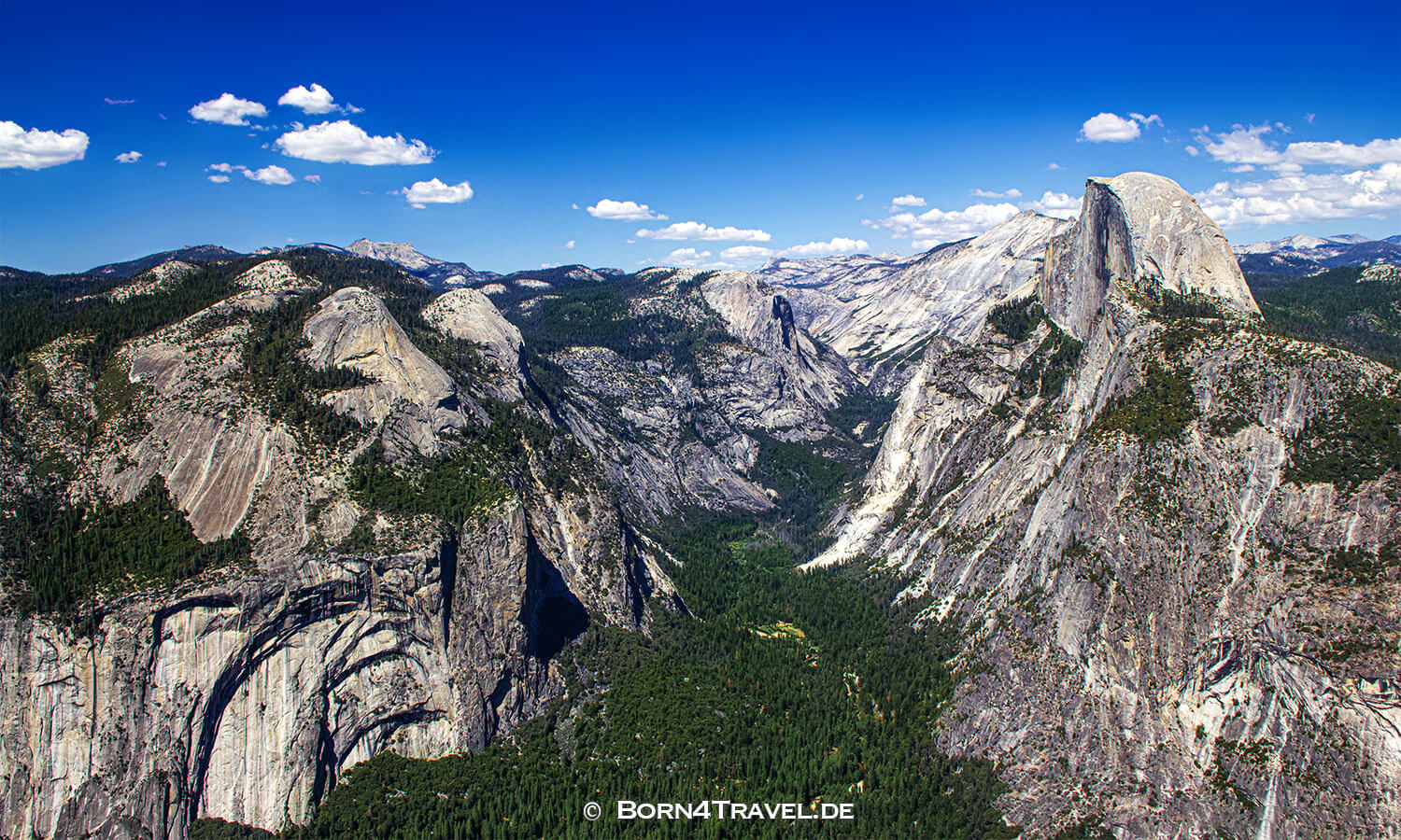 Glacier Point im Yosemite National Park, California,USA,born4travel.de