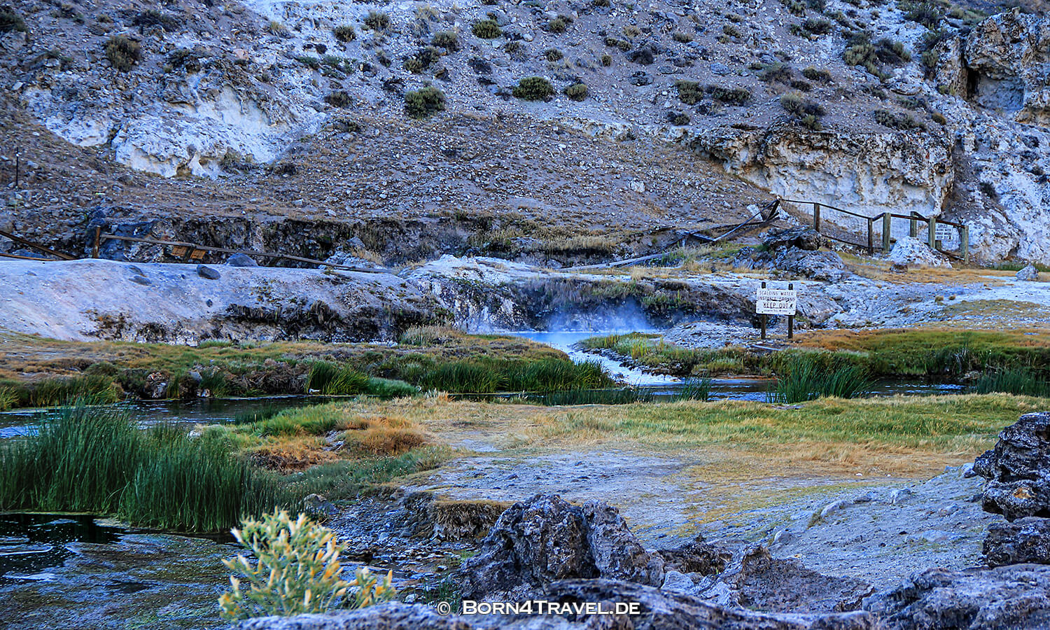 Hot Creek im Long Valley,California,USA,born4travel.de