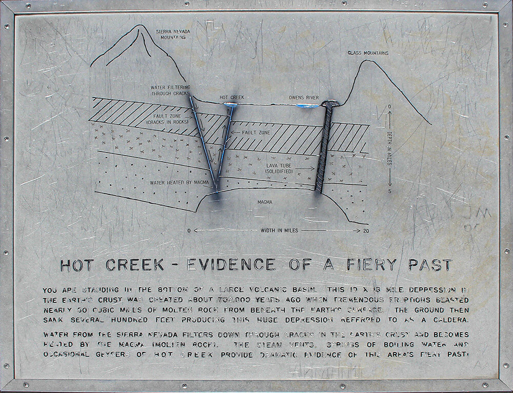 Hot Creek in Long Valley near Mammoth Lakes,California,USA,born4travel.de