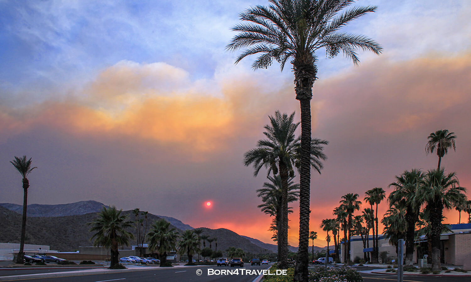 Impressionen von Coachella Valley, Brände in San Jacinto Mountains 2013,USA,born4travel.de