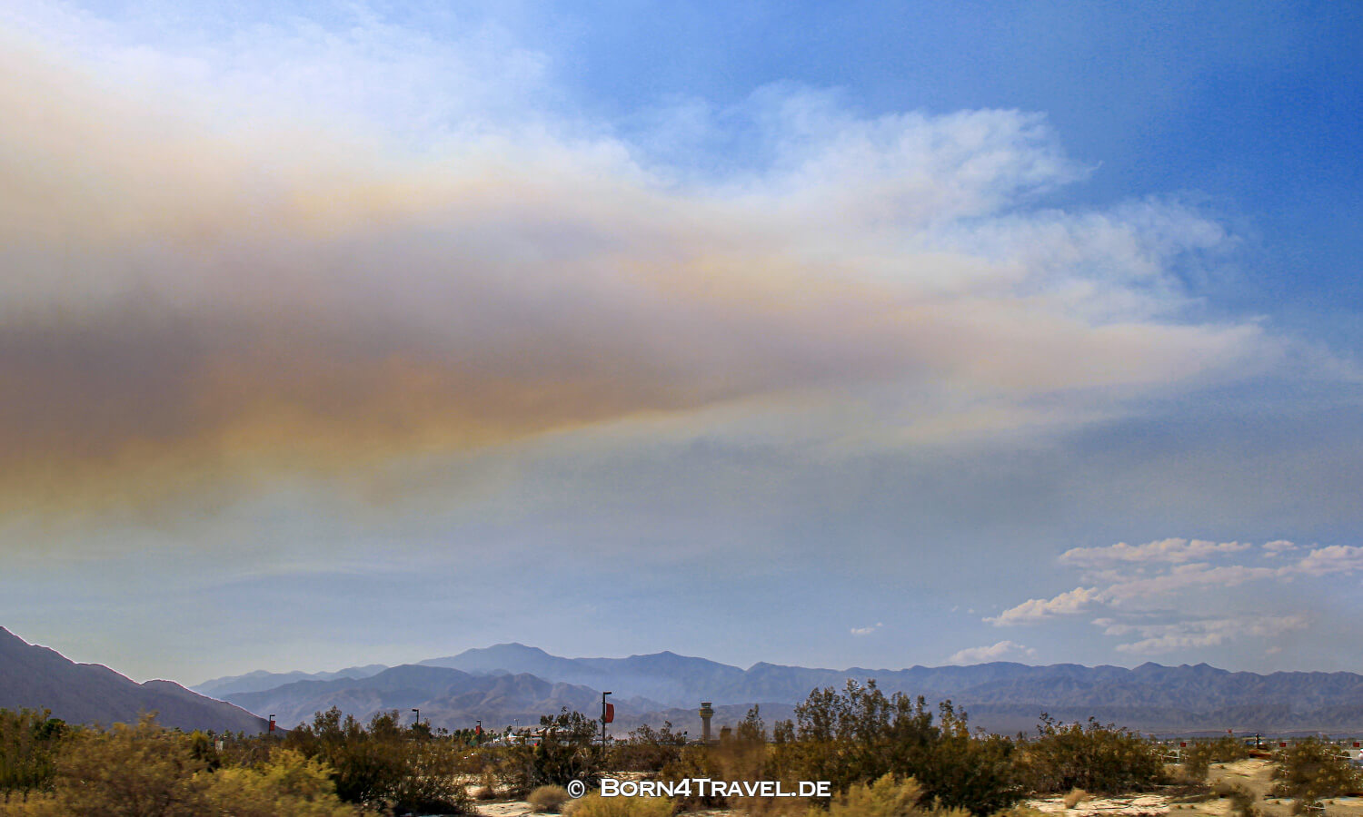 Impressionen von Coachella Valley, Brände in San Jacinto Mountains 2013,USA,born4travel.de
