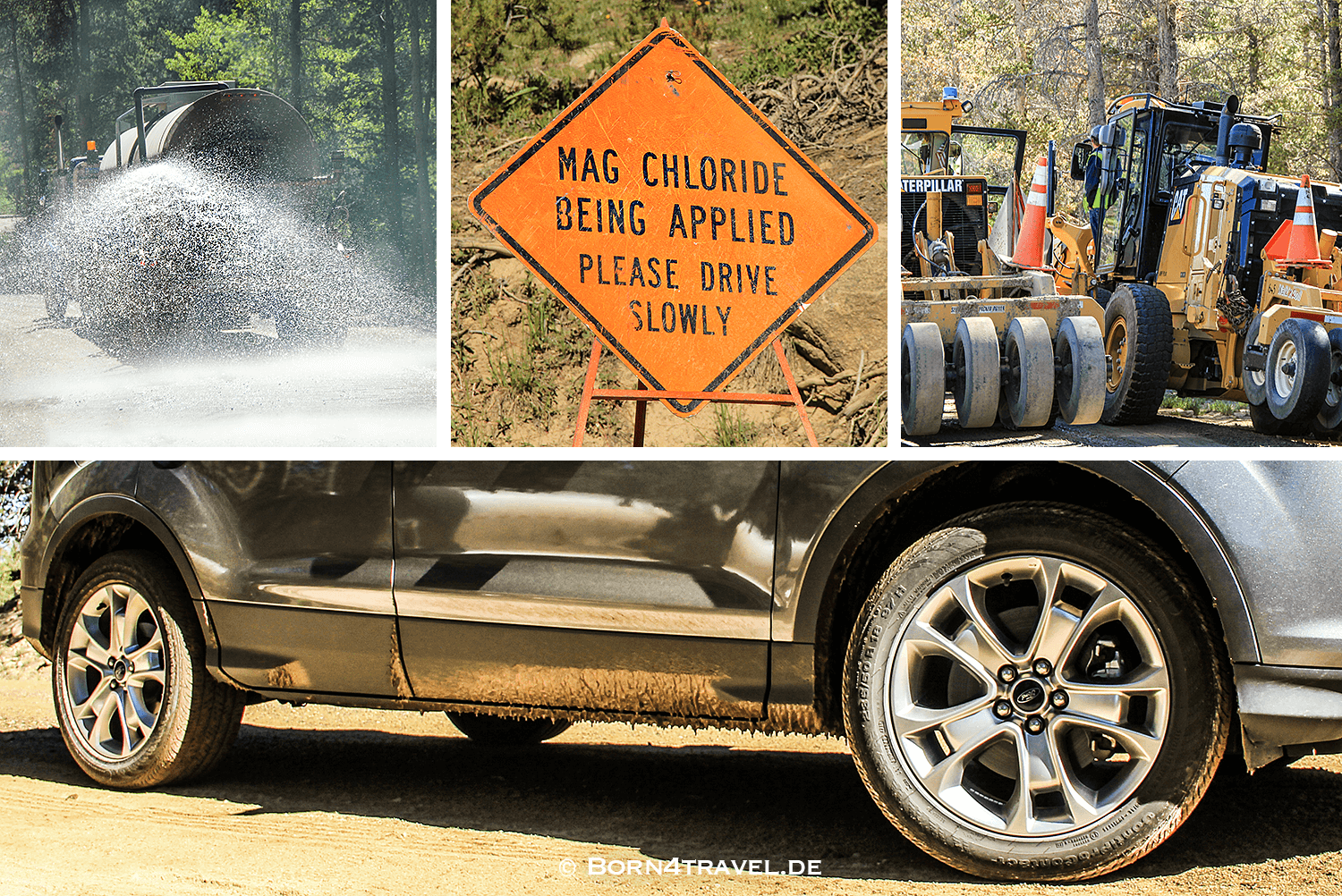 Straße wird gelaugt,Beautiful Colorado,USA,born4travel.de