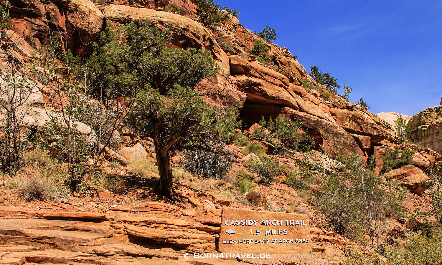 Cassidy Arch Trail,Capital Reef NP,Utah,USA,born4travel.de