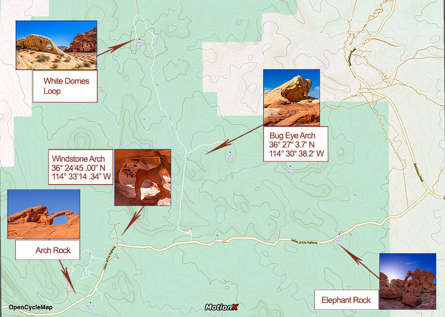  map valley of fire
