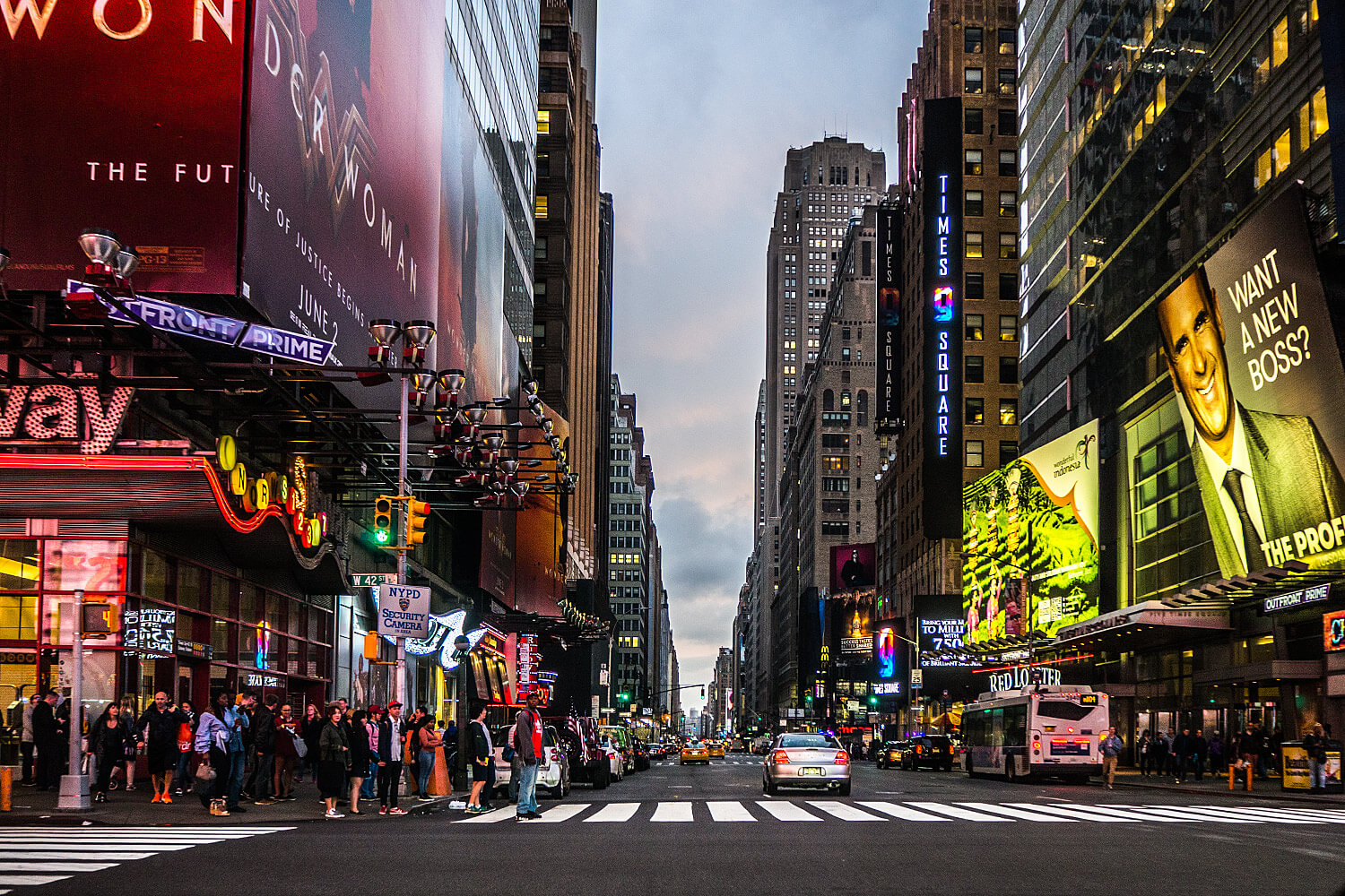 Times Square, Broadway, New York City, Manhattan, USA, born4travel.de