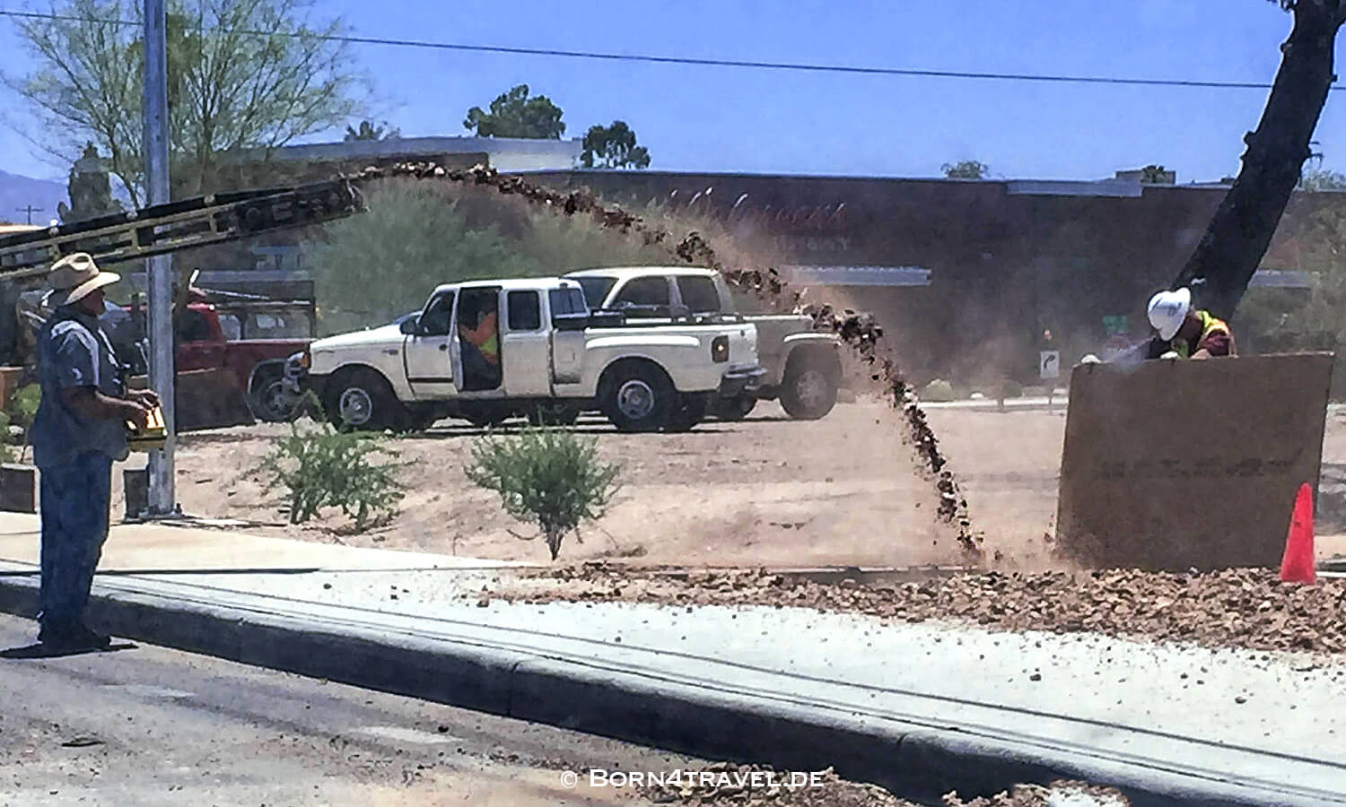 road construction, Tucson, Arizona,Southwest,USA,born4travel.de