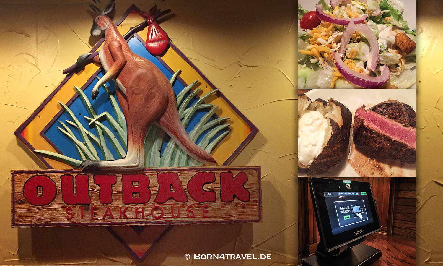 Outback Restaurant Palm Springs,California,Southwest,USA,born4travel.de Outback Restaurant Palm Springs, California,Southwest,USA,born4travel.de