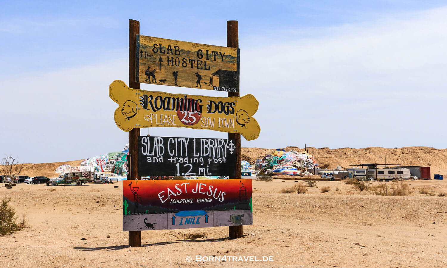 Salvation Mountain,Slab City,Kalifornien,CA,Southwest,USA,born4travel.de