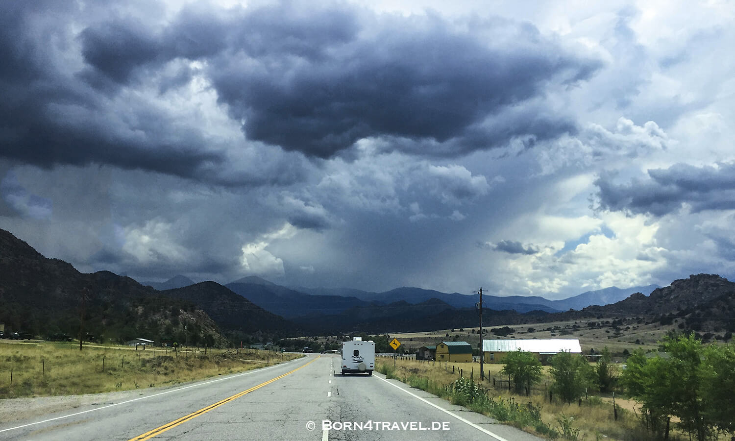 Unwetter,US Hwy 285,Colorado,Southwest,USA,born4travel.de