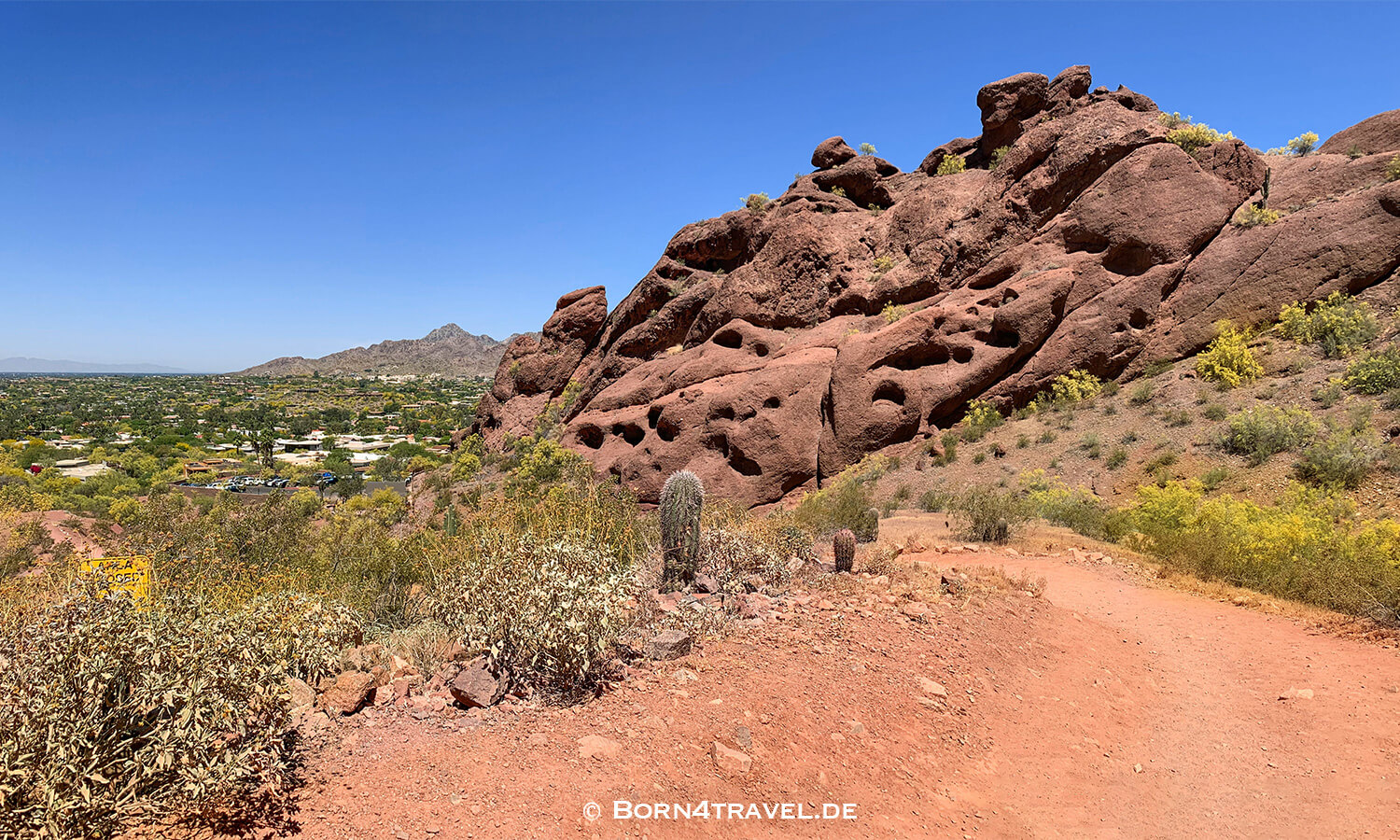 Camelback Mountain - The Echo Canyon Trail, Phoenix,USA,born4travel.de Camelback Mountain - The Echo Canyon Trail, Phoenix,Arizona,USA,born4travel.de