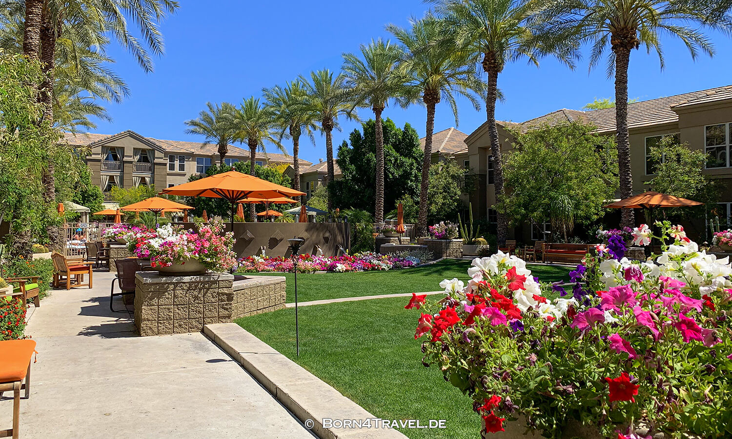 Patio Studio Sonesta Suites Gainey Ranch in Scottsdale,Arizona,USA,born4travel.de