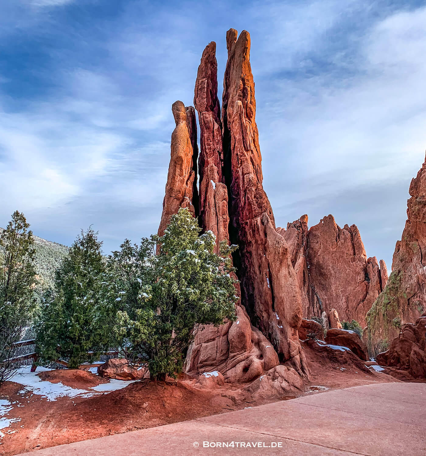 Walk through Garden of the Gods, Colorado Springs,USA,born4travel.de Walk through Garden of the Gods, Colorado Springs,USA,born4travel.de