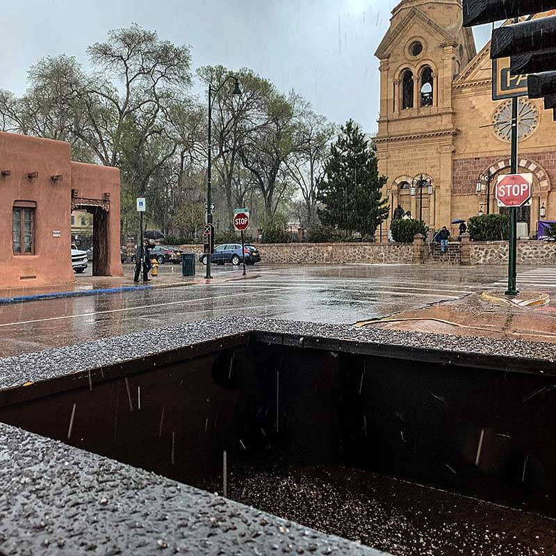 Unwetter in Santa Fe, New Mexico,USA,born4travel.de
