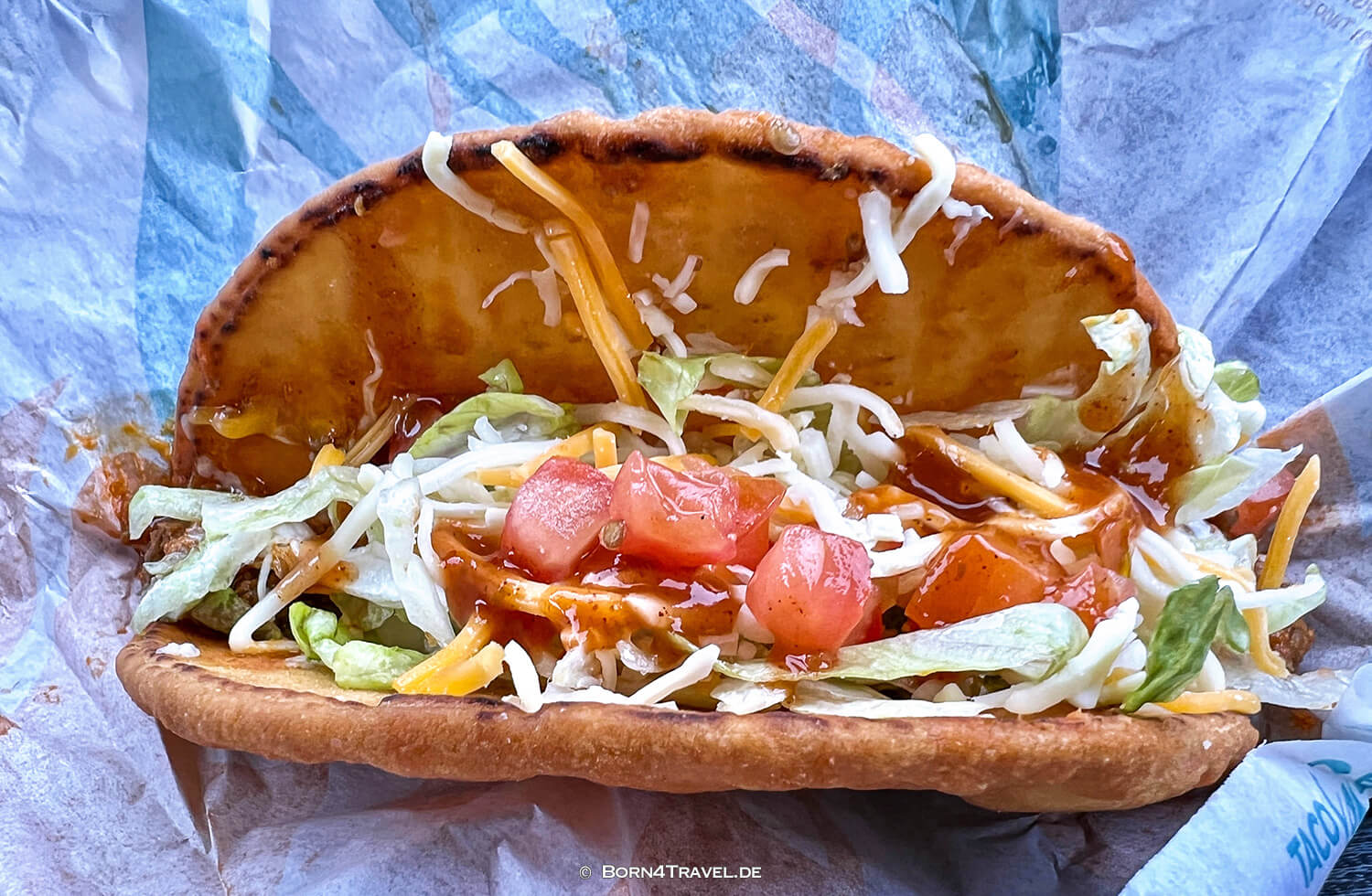 Chalupa von Taco Bell,Reisebericht 2022 Southern California,born4travel.de