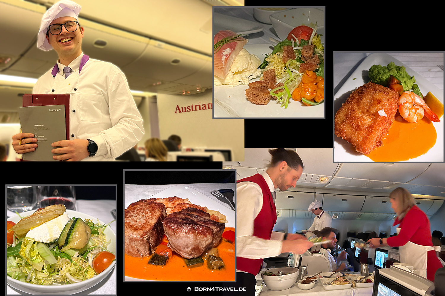 Austrian airline Wien-BKK,2025,born4travel.de