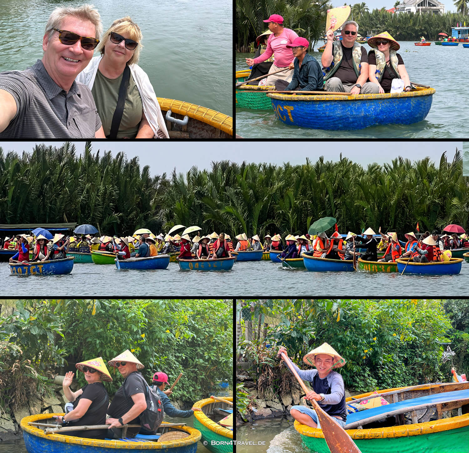 Coconut Basket Boat Tour in Hội An,Vietnam2025,born4travel.de Coconut Basket Boat Tour in Hội An,Vietnam2025,born4travel.de