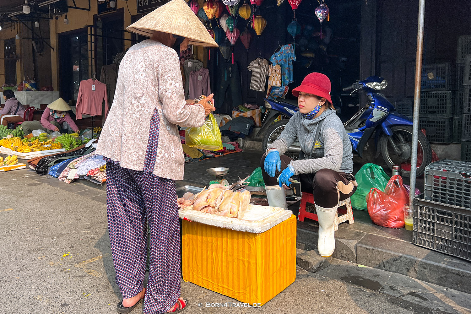 Zentrale Lebensmittelmarkt in Hội An,Vietnam2025,born4travel.de Zentrale Lebensmittelmarkt in Hội An,Vietnam2025,born4travel.de