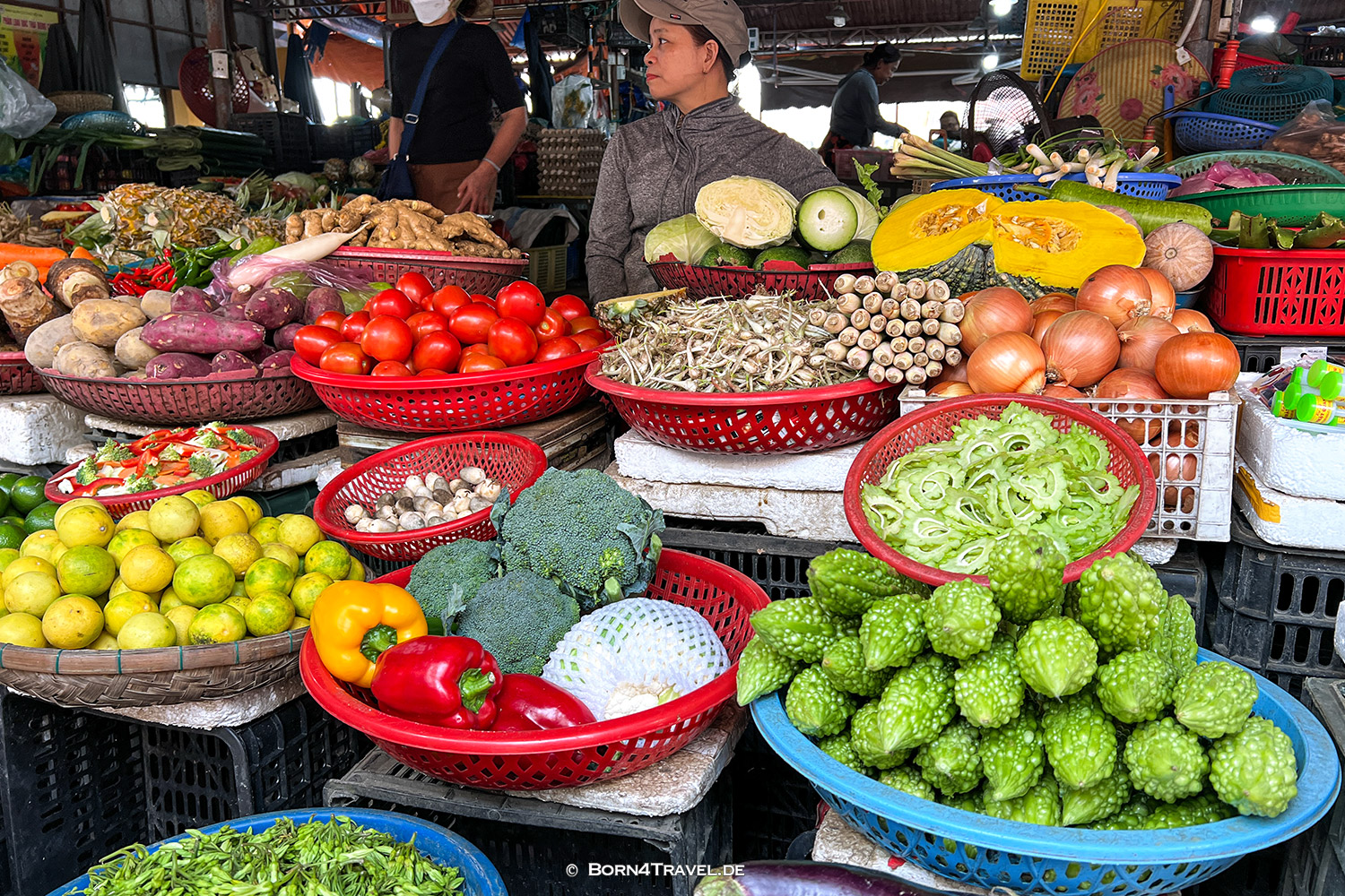 Zentrale Lebensmittelmarkt in Hội An,Vietnam2025,born4travel.de Zentrale Lebensmittelmarkt in Hội An,Vietnam2025,born4travel.de