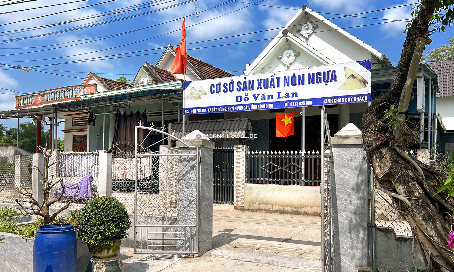 Herstellung Vietnamesischer Hüte in Phù Cát,,Vietnam2025,born4travel.de