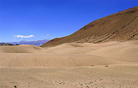 Sand Dunes of the Tibetan Plateau