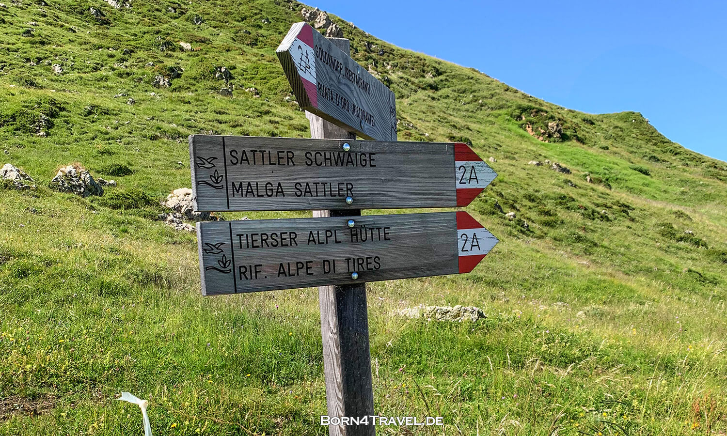 Wanderung zur Rosszahnscharte auf der Seiser Alm,Südtirol,Italien,born4travel.de