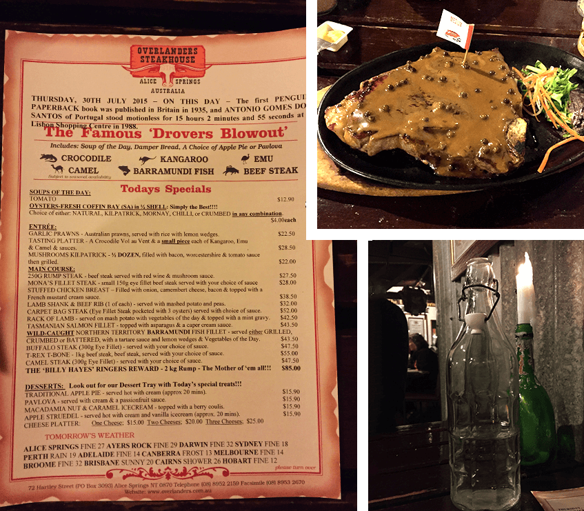 Overlander Steakhouse, Alice Springs