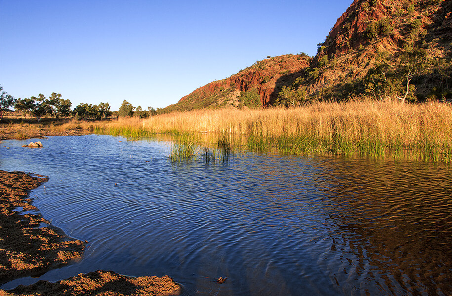 Glen helen resort, outback, australia, australien