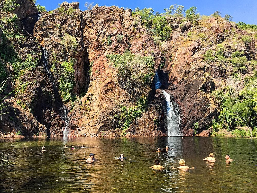 Litchfield National Park, Wangi Falls,  Northern Territory, Top End, born4travel.de