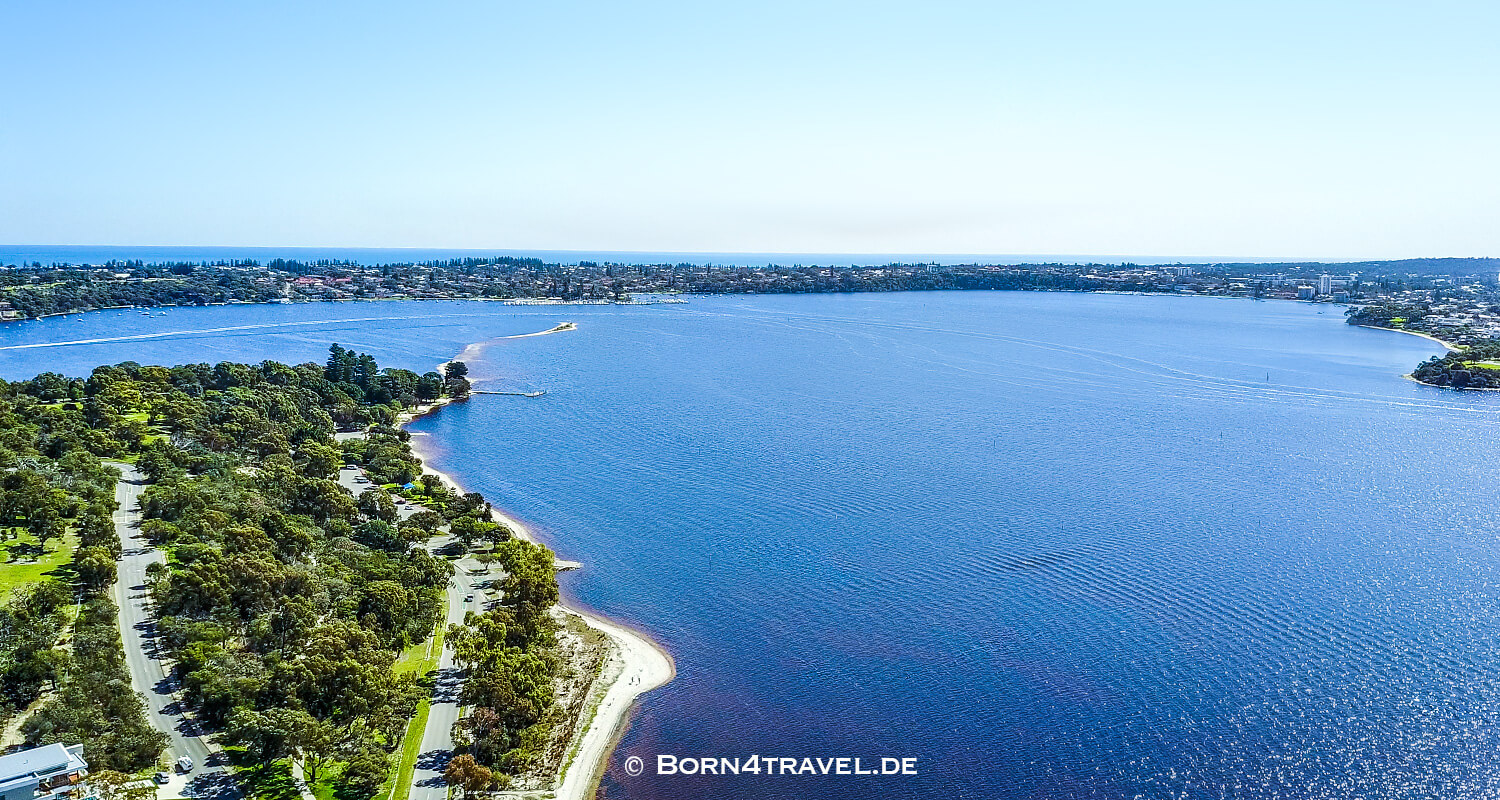 drone,born4travel.de,Point Walter Sandbar,Swan River,City of Melville,Australien,born4travel.de