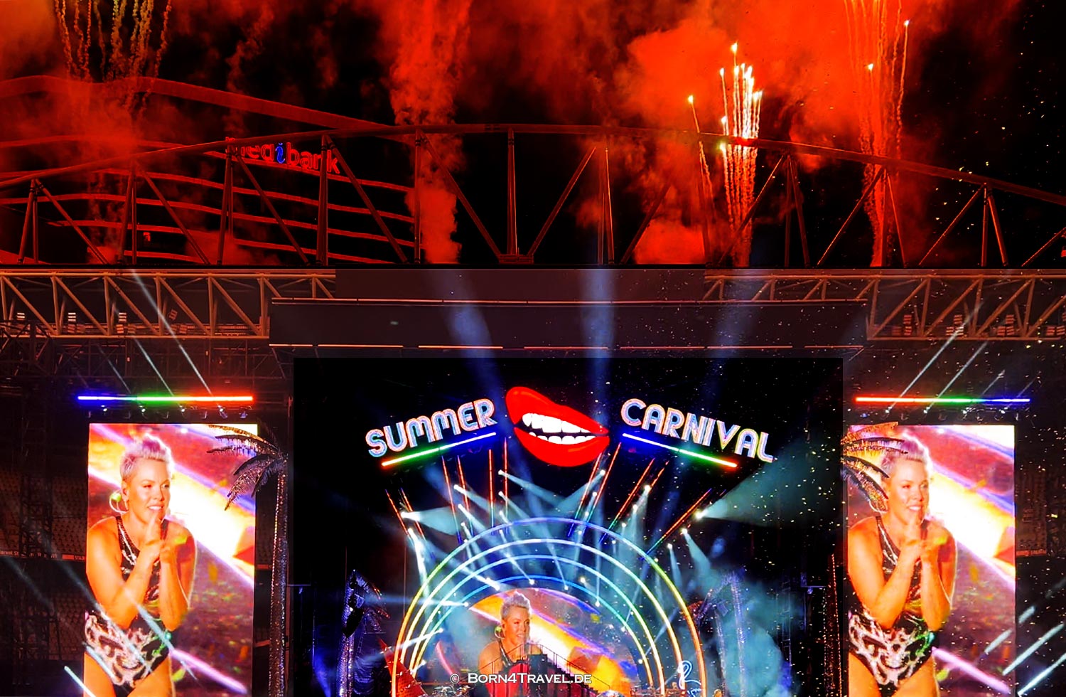 P!nk - Summer Carnival, Marvel Stadium in Melbourne,Victoria,born4travel.de