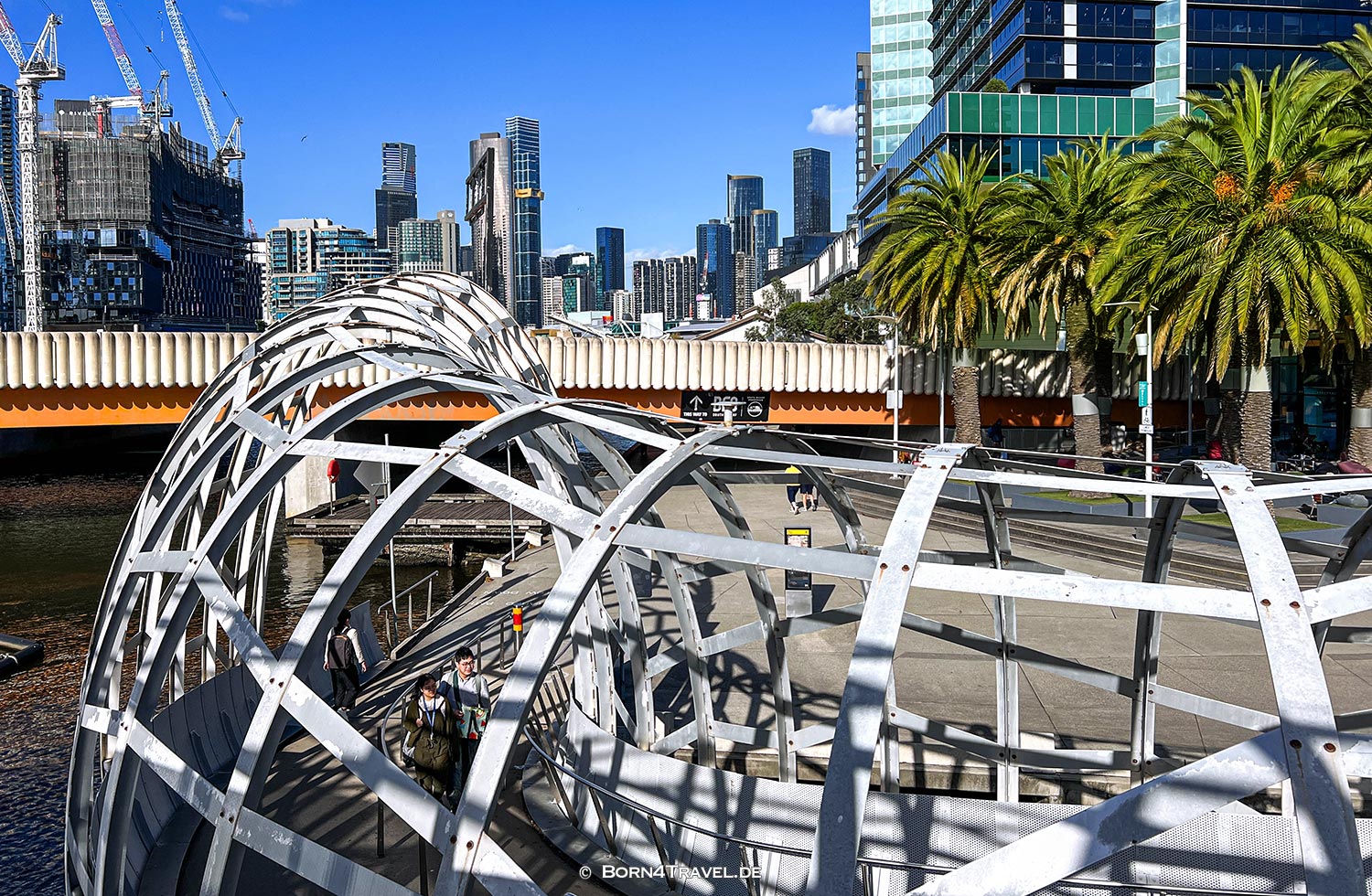 Webb Bridge in the Docklands Melbourne,Victoria,born4travel.de