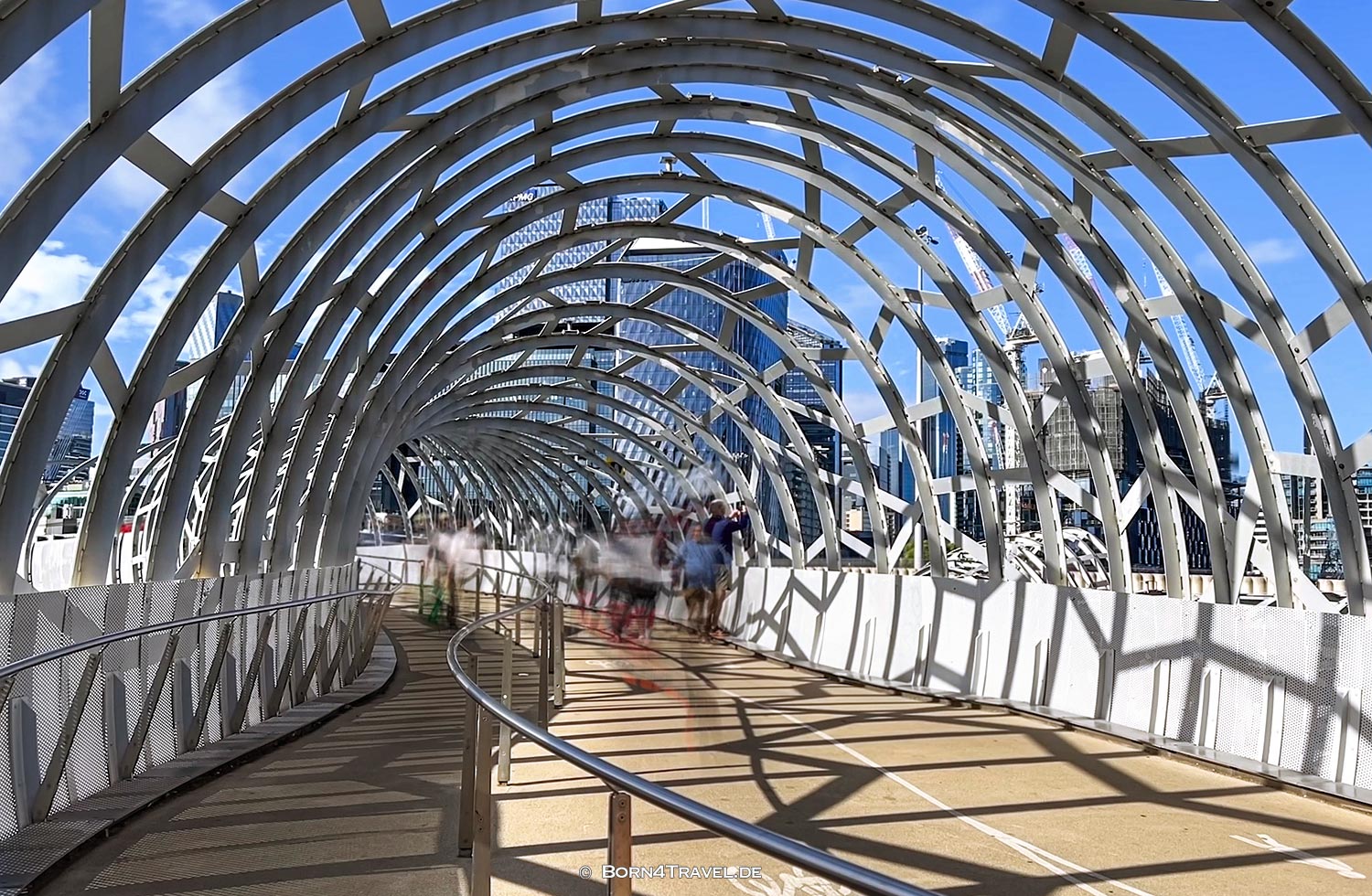 Webb Bridge in the Docklands Melbourne,Victoria,born4travel.de