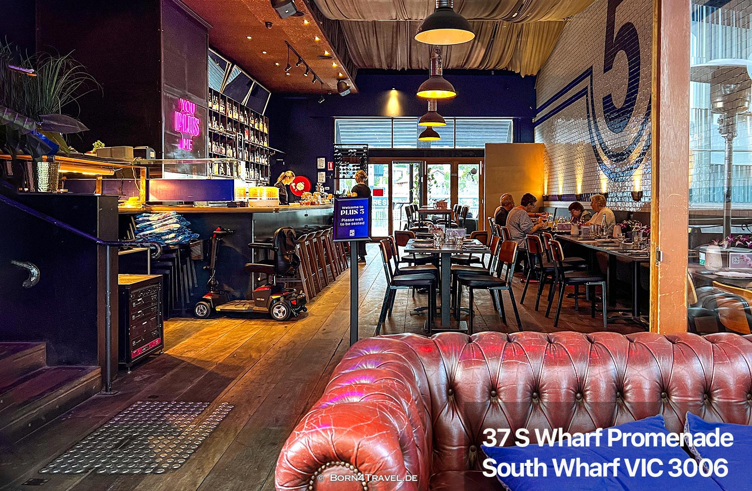 PLUS 5 BAR SOUTH WHARF in Melbourne,Victoria,born4travel.de