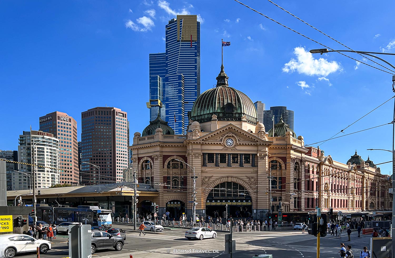 Flinders Rail,Architecture in the Docklands Melbourne,Victoria,born4travel.de