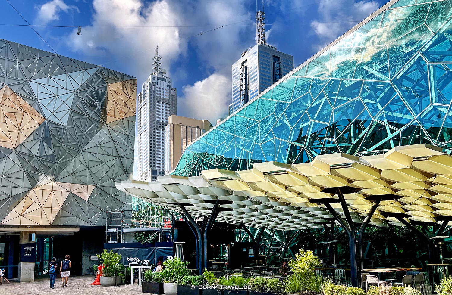 Federation Square,Architecture in the Docklands Melbourne,Victoria,born4travel.de