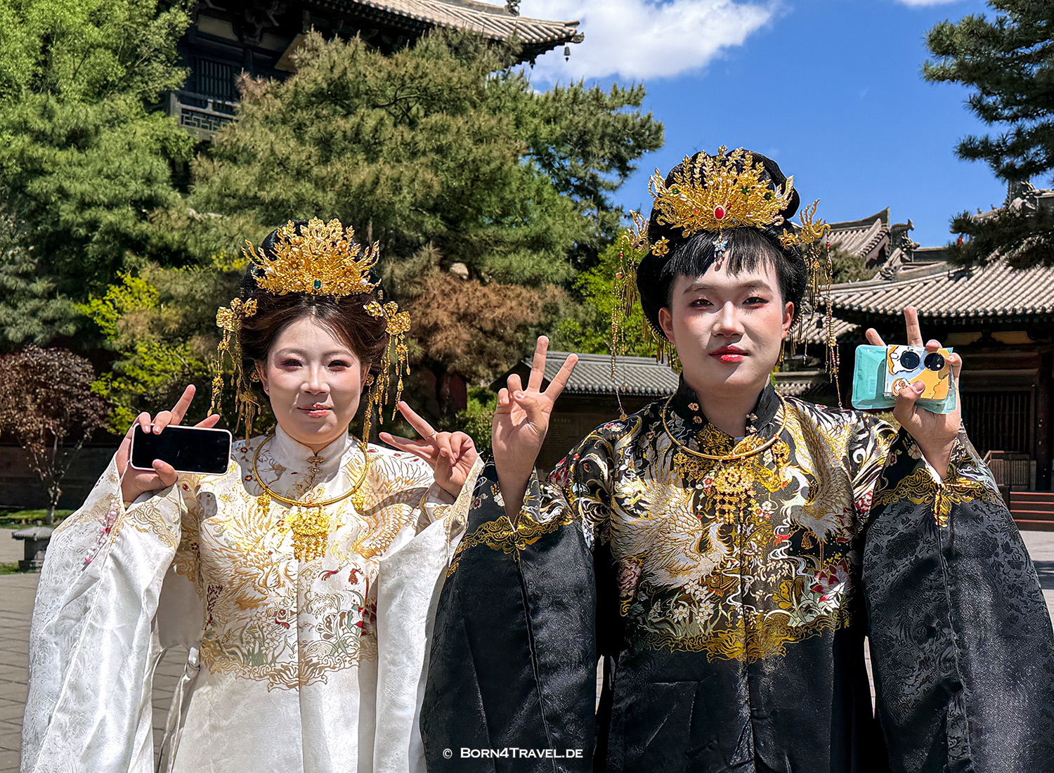 Hanfu,Huayan Tempel,Datong,China2026,born4travel.de Hanfu,Huayan Tempel,Datong,China2026,born4travel.de
