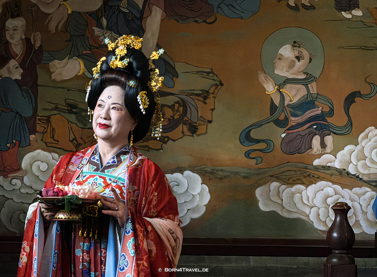 Hanfu,Huayan Tempel,Datong,China2026,born4travel.de Hanfu,Huayan Tempel,Datong,China2026,born4travel.de