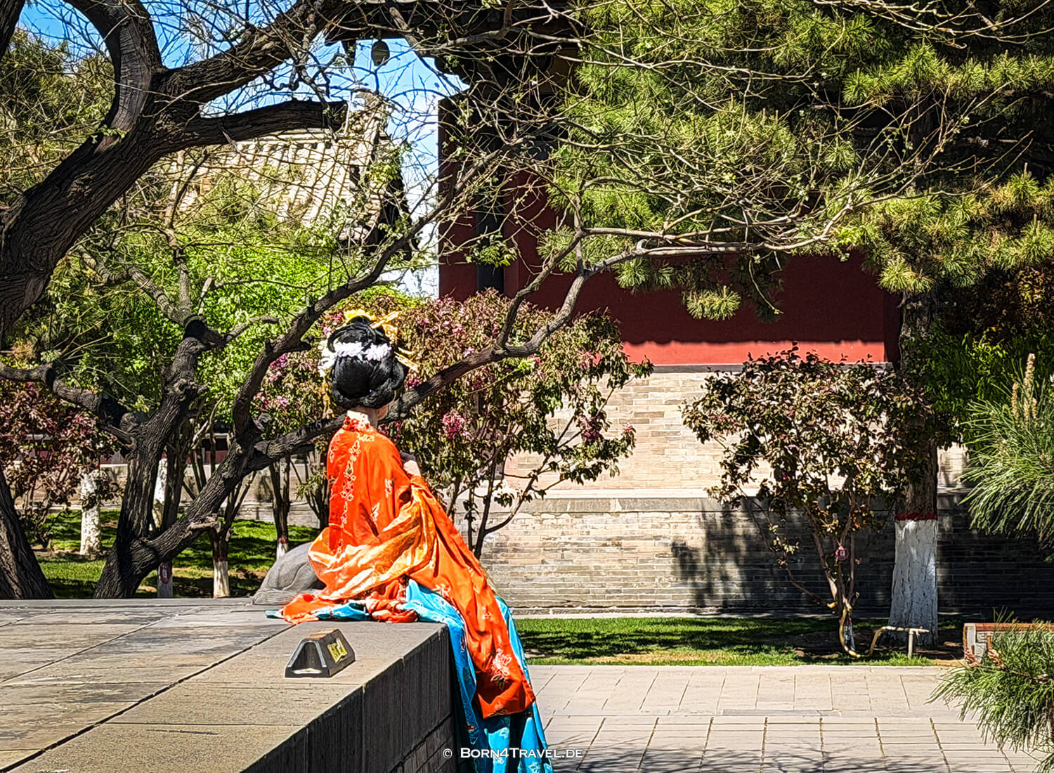 Hanfu,Huayan Tempel,Datong,China2026,born4travel.de Hanfu,Huayan Tempel,Datong,China2026,born4travel.de