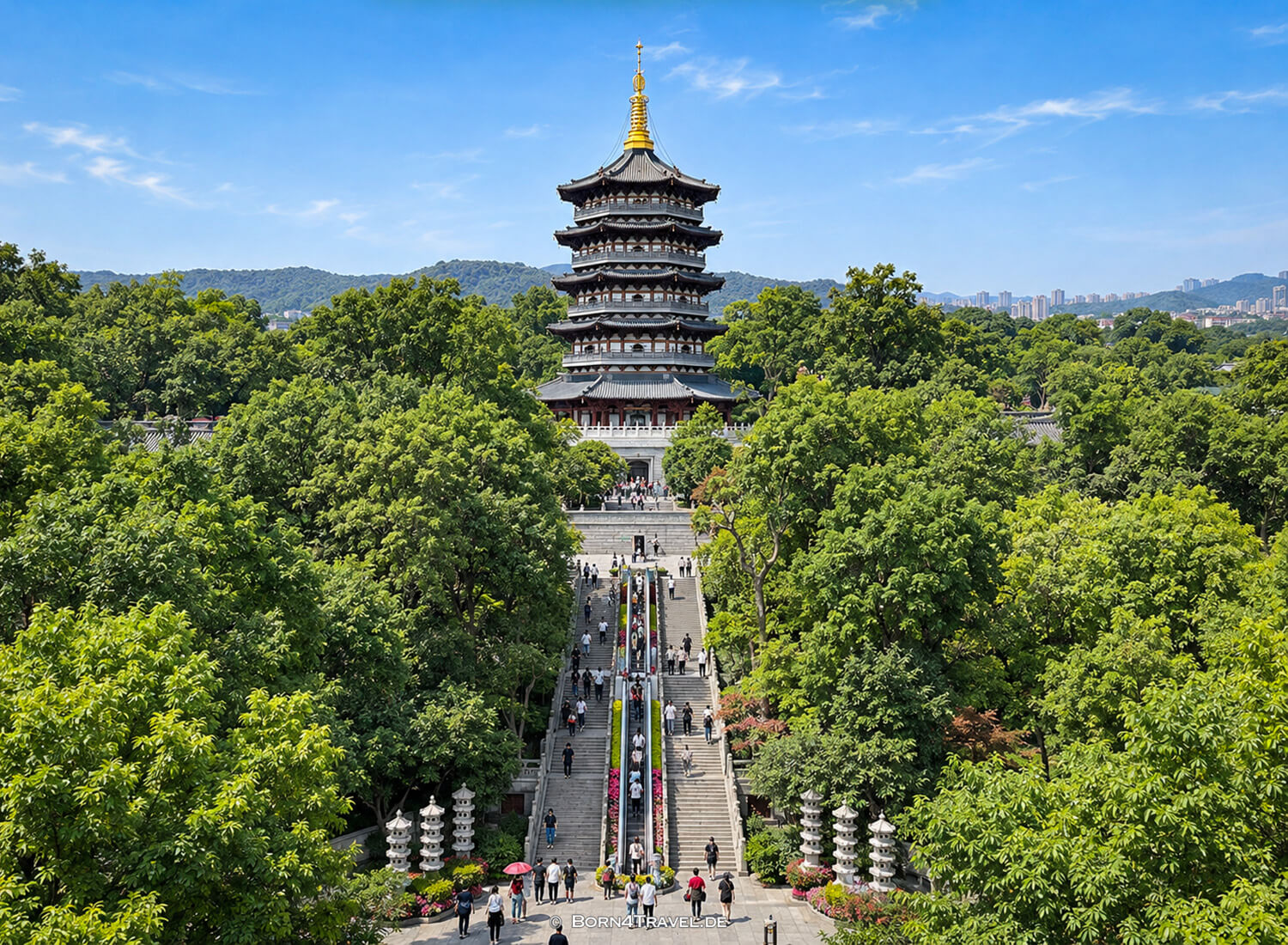 Leifeng Pagode,Hangzhou,China2026,born4travel.de Leifeng Pagode,Hangzhou,China2026,born4travel.de