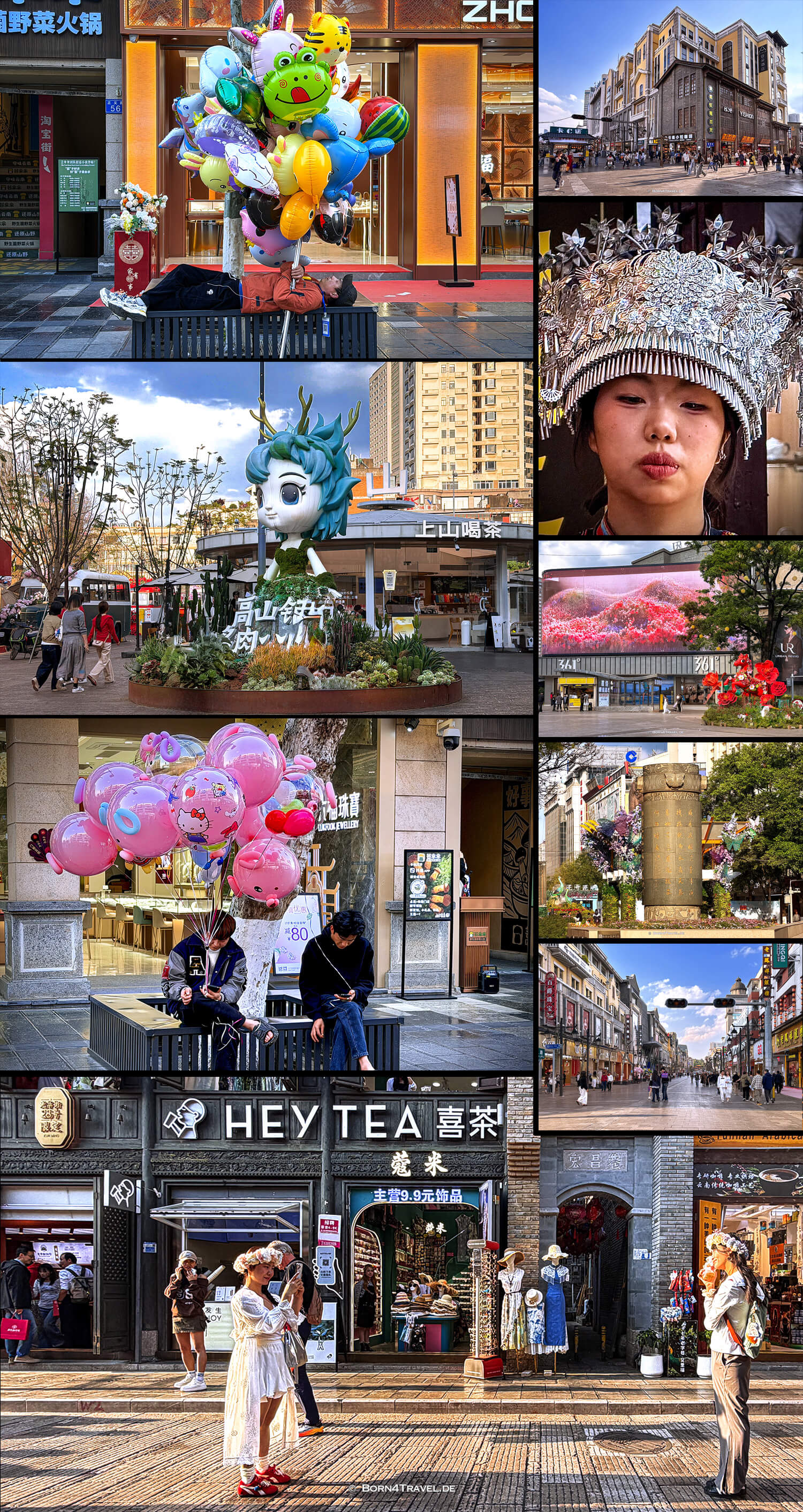 Nanping Street,Kunming,Yunnan,China2026,born4travel.de Nanping Street,Kunming,Yunnan,China2026,born4travel.de