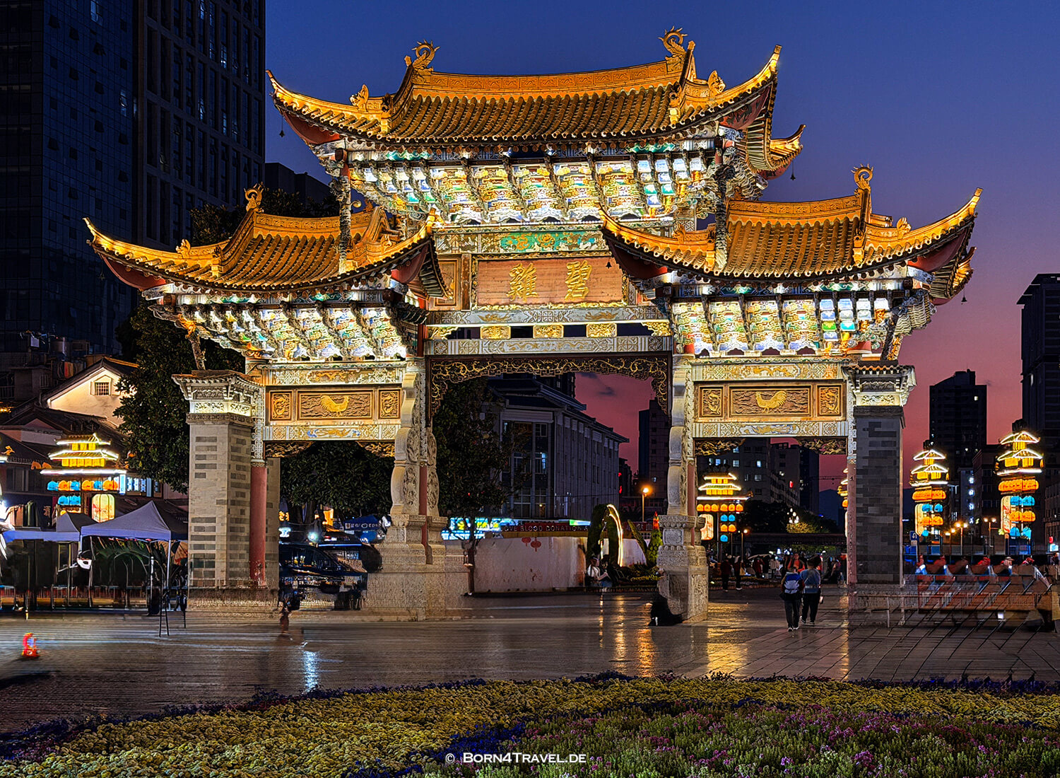 Jinbi Platz,Kunming,Yunnan,China2026,born4travel.de Jinbi Platz,Kunming,Yunnan,China2026,born4travel.de