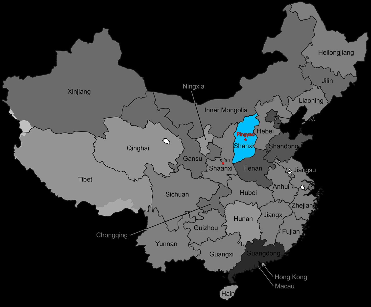 Xi'an to Pingyao,China2026,born4travel.de Xi'an to Pingyao,China2026,born4travel.de