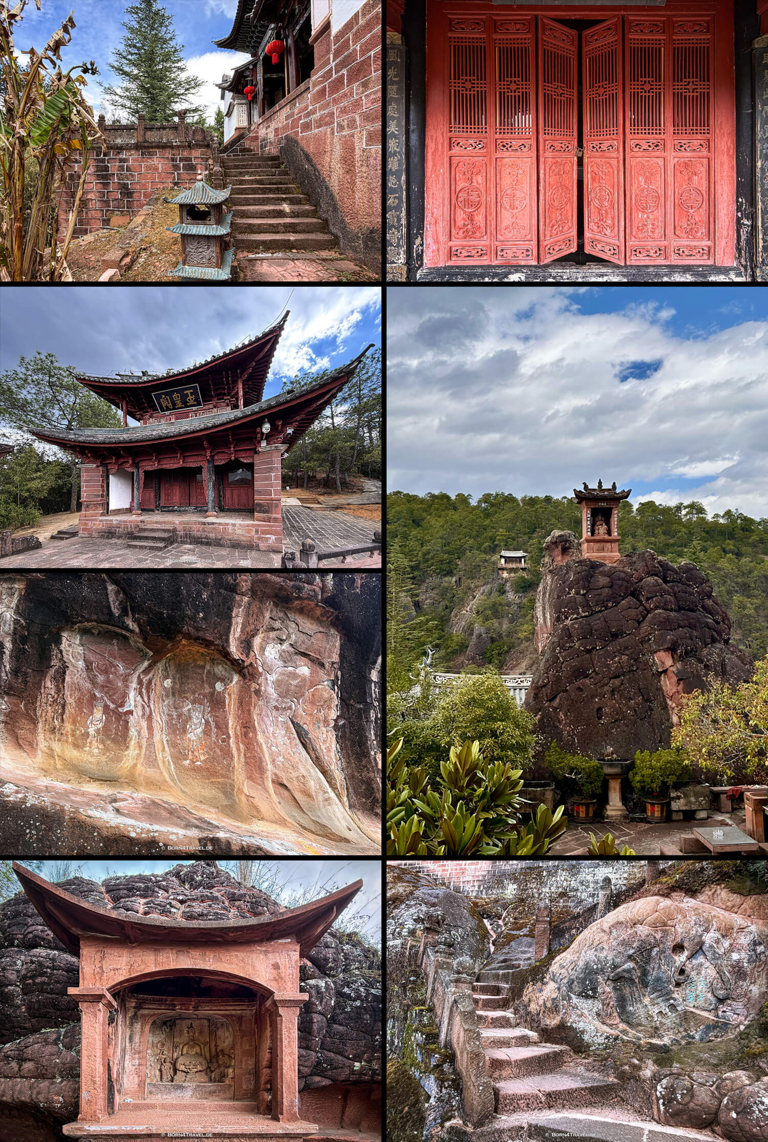 Shizongzhan Grottoes near Shaxi,China2026,born4travel.de Shizongzhan Grottoes near Shaxi,China2026,born4travel.de