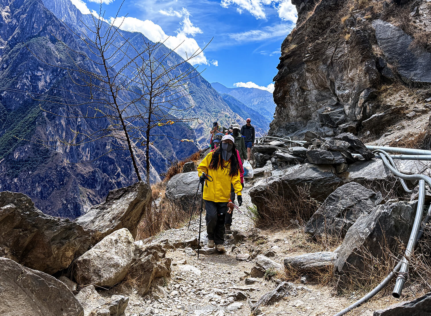 Tiger Leaping Gorge High Trail, Yunnan,China2026,born4travel.de Tiger Leaping Gorge High Trail, Yunnan,China2026,born4travel.de