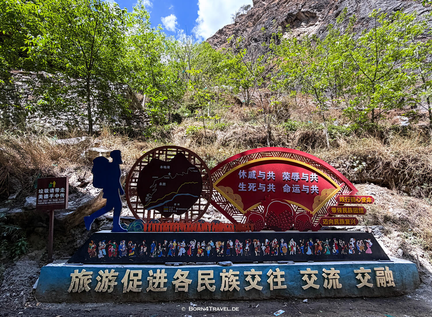 Tiger Leaping Gorge High Trail, Yunnan,China2026,born4travel.de Tiger Leaping Gorge High Trail, Yunnan,China2026,born4travel.de