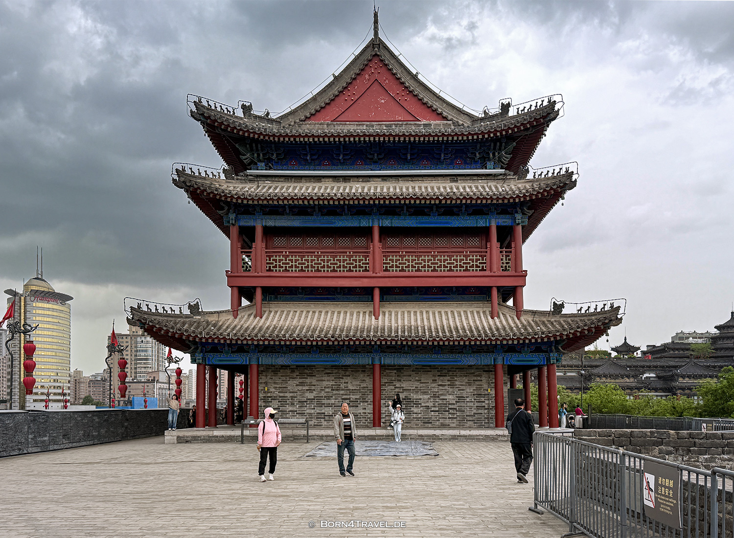 City Wall Xi'an,China2026,born4travel.de City Wall Xi'an,China2026,born4travel.de