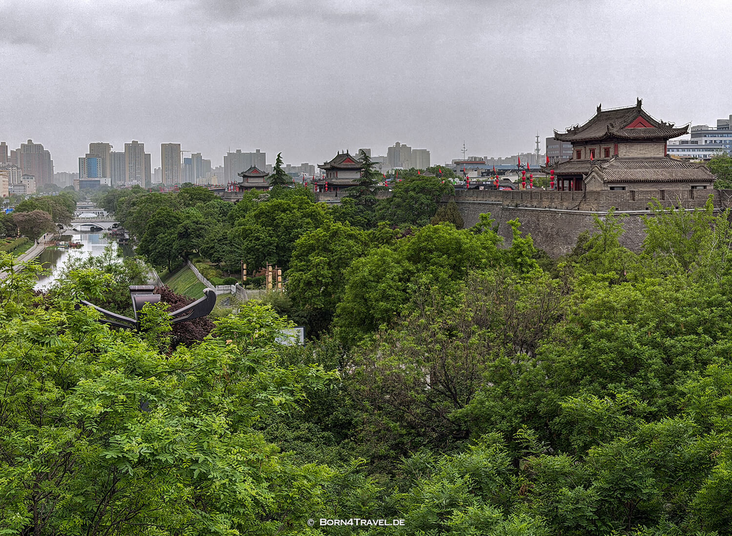 City Wall Xi'an,China2026,born4travel.de City Wall Xi'an,China2026,born4travel.de