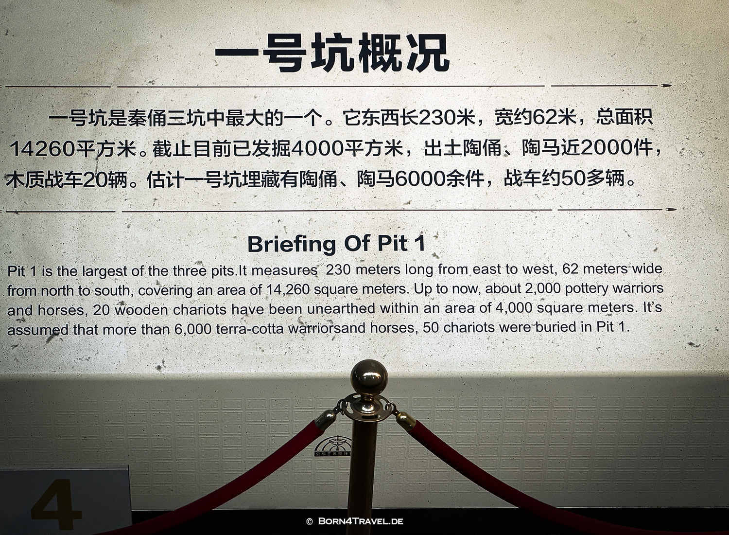 Terracotta Army – Mausoleum of the First Qin Emperor, Xi'an,China2026,born4travel.de Terracotta Army – Mausoleum of the First Qin Emperor, Xi'an,China2026,born4travel.de