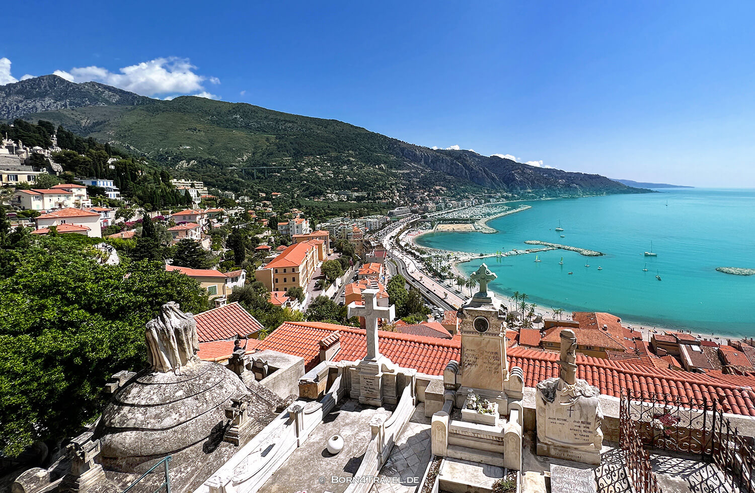 Cimetière du Vieux Château,Menton,Côte d'Azur,Frankreich,born4travel.de Cimetière du Vieux Château,Menton,Côte d'Azur,Frankreich,born4travel.de